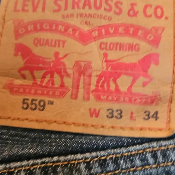Levis Mens 559 Jeans - Picture 2 of 2